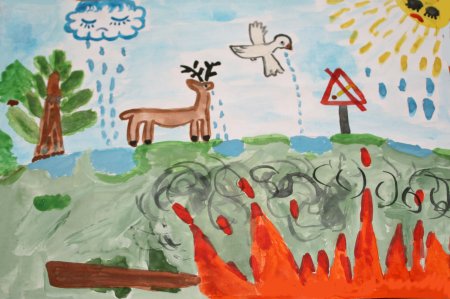 Рай рисунок для детей