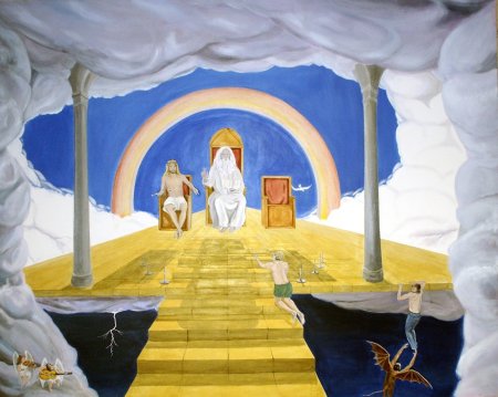 Притча о рае и аде длинные ложки