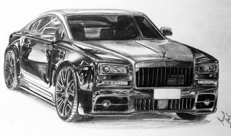 Раскраска Роллс Ройс