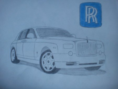 Рисунки машины Rolls Royce