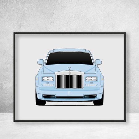 Раскраски машинки Ролс Ройс