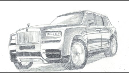 Раскраска Роллс Ройс Куллинан