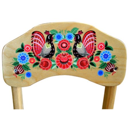 Стул для детского сада миф с росписью Хохлома