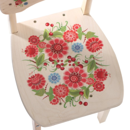 Роспись детского стула