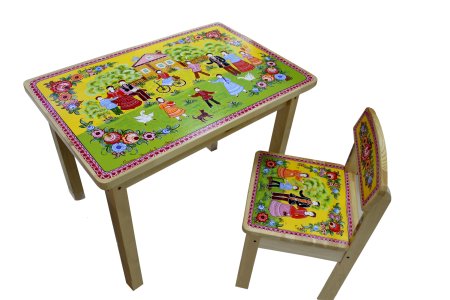Расписной детский столик