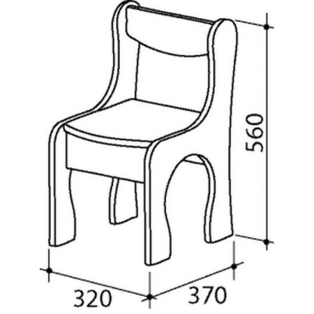 Набор Морячок стол+стул Мебельсон