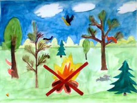 Рисование берегите природу в старшей группе