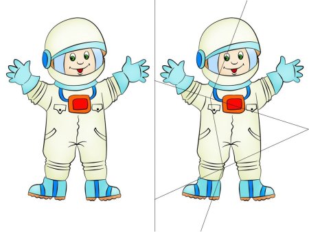Космонавт для дошкольников