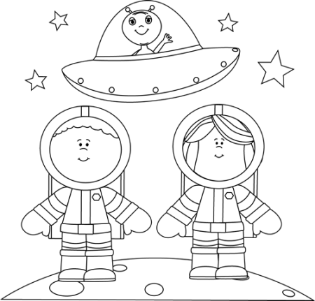Трафареты на космическую тему