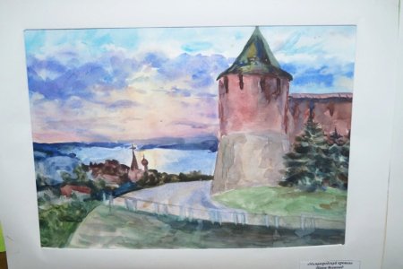 Рисунок на тему достопримечательности Нижнего Новгорода