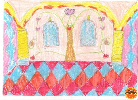 Терем расписной рисунок