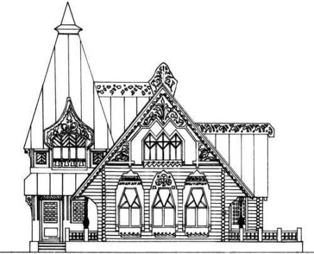 Лубяная избушка раскраска