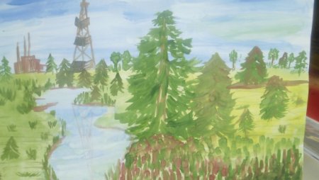 Природа Коми края рисунки