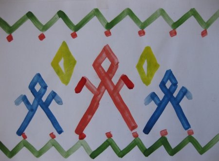 Тундра рисунок