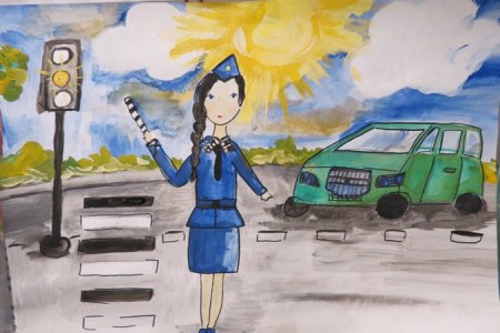 Моя будущая профессия полицейский рисунок