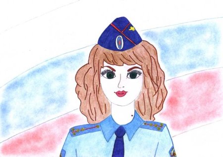 Рисунок на тему полиция