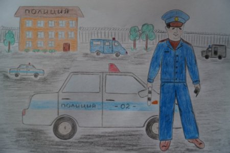 Рисунки полиции для проекта