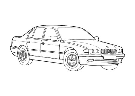BMW е38 карандаш