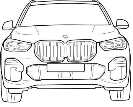 BMW e39 рисунок