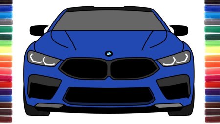 BMW спорткар i8 карандаш
