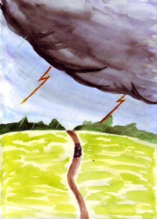 Гроза рисунок