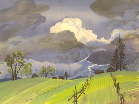 Ф.И.Тютчев "неохотно и несмело", "листья