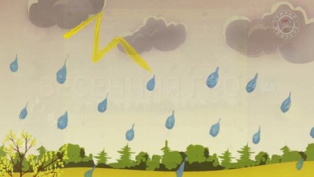 Рисование Весенняя гроза для детей