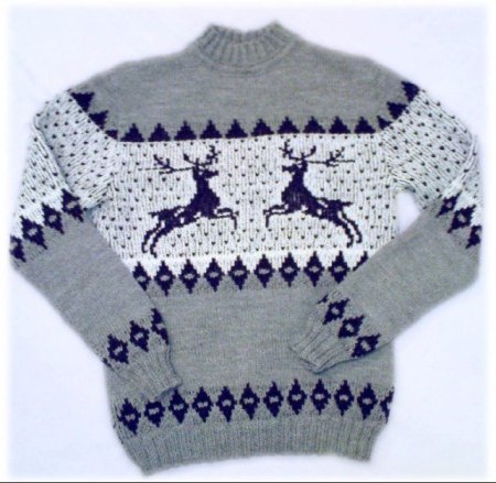 Детский жаккардовый свитер