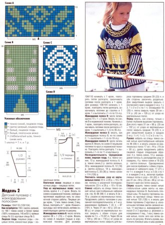 Свитер детский Лопапейса 4 года схема