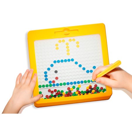 Планшет-мозаика магнитный для рисования «пуговки», 266 ячеек