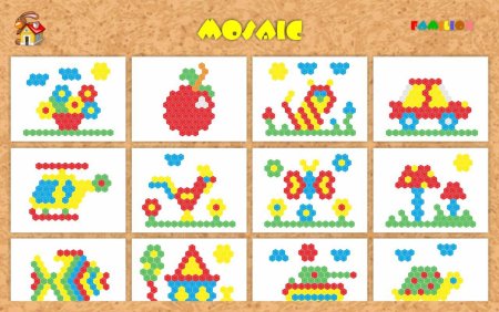 Схемы для мозаики детской