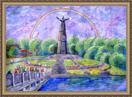 Мать покровительница Чебоксары вектор