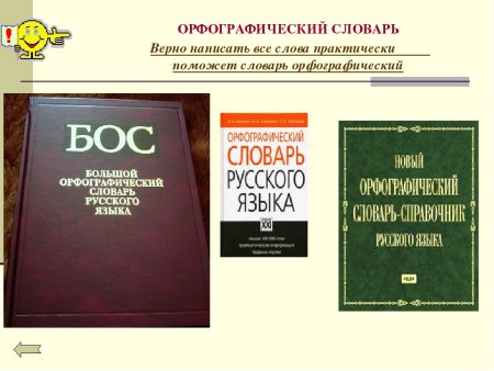 Орфографический словарь