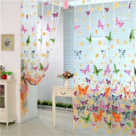 Занавески с бабочками