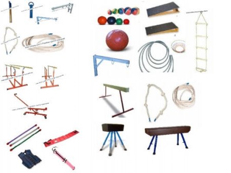 Гимнастические снаряды вектор