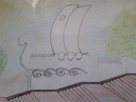 Ладья Самара рисунок