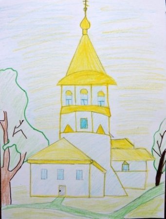 Самара рисунок детский