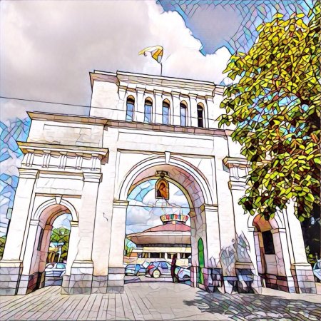 Триумфальная арка "Тифлисские ворота"