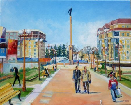 Картины на тему город