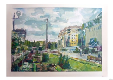 Нарисованный город