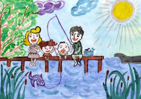 Каникулы рисунок для детей