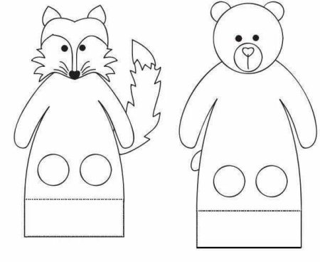 Пальчиковые куклы из фетра выкройки