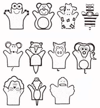 Перчаточная кукла детский рисунок