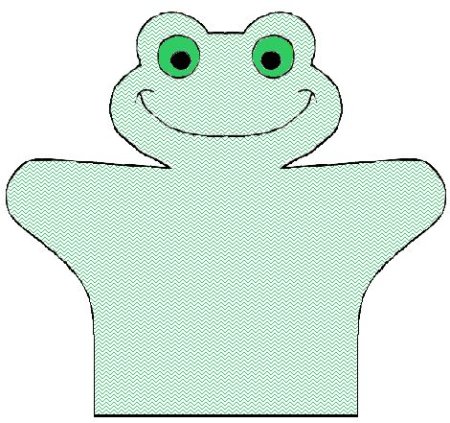 Эскиз куклы для кукольного театра