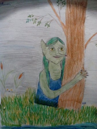 Лядов Кикимора нарисовать