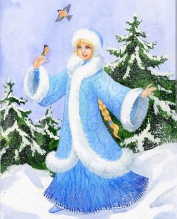 Снегурочка рисунок