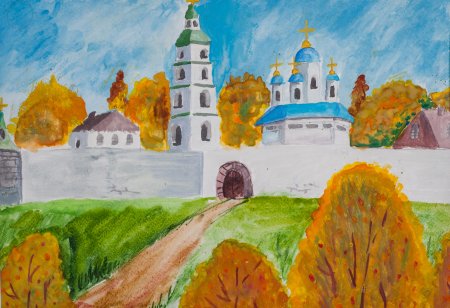 Детские рисунки церкви