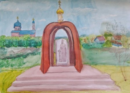 Храм рисунок