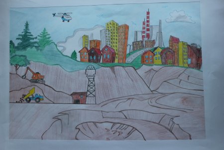 Выставка рисунков ко Дню города