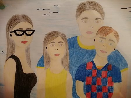 Достопримечательности зимнего город Кумертау рисунки детей